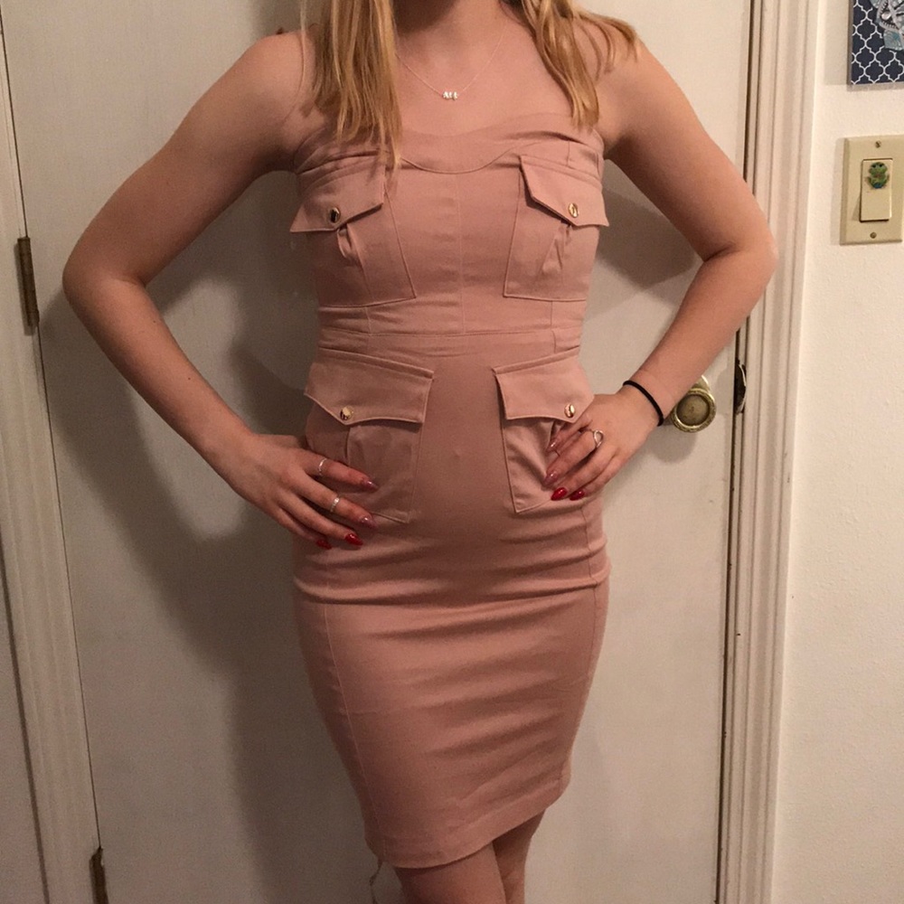 House of CB pink dress